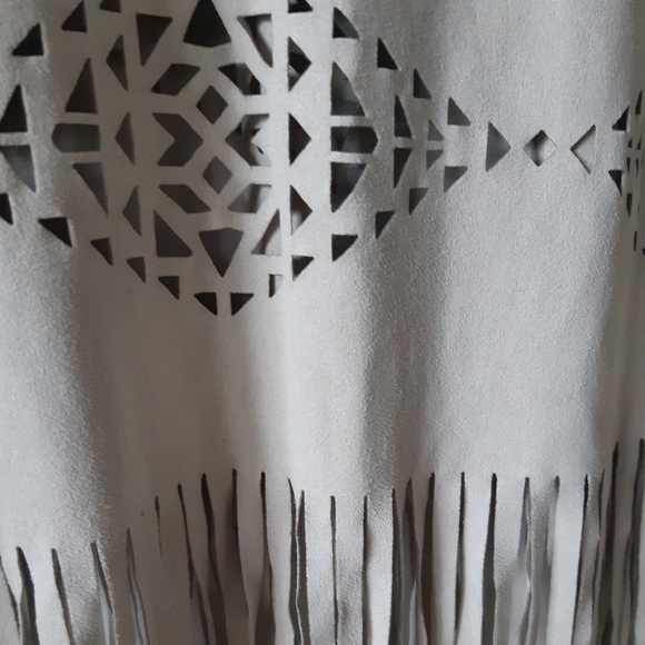 Suede fringe tank top - Picture 2 of 2